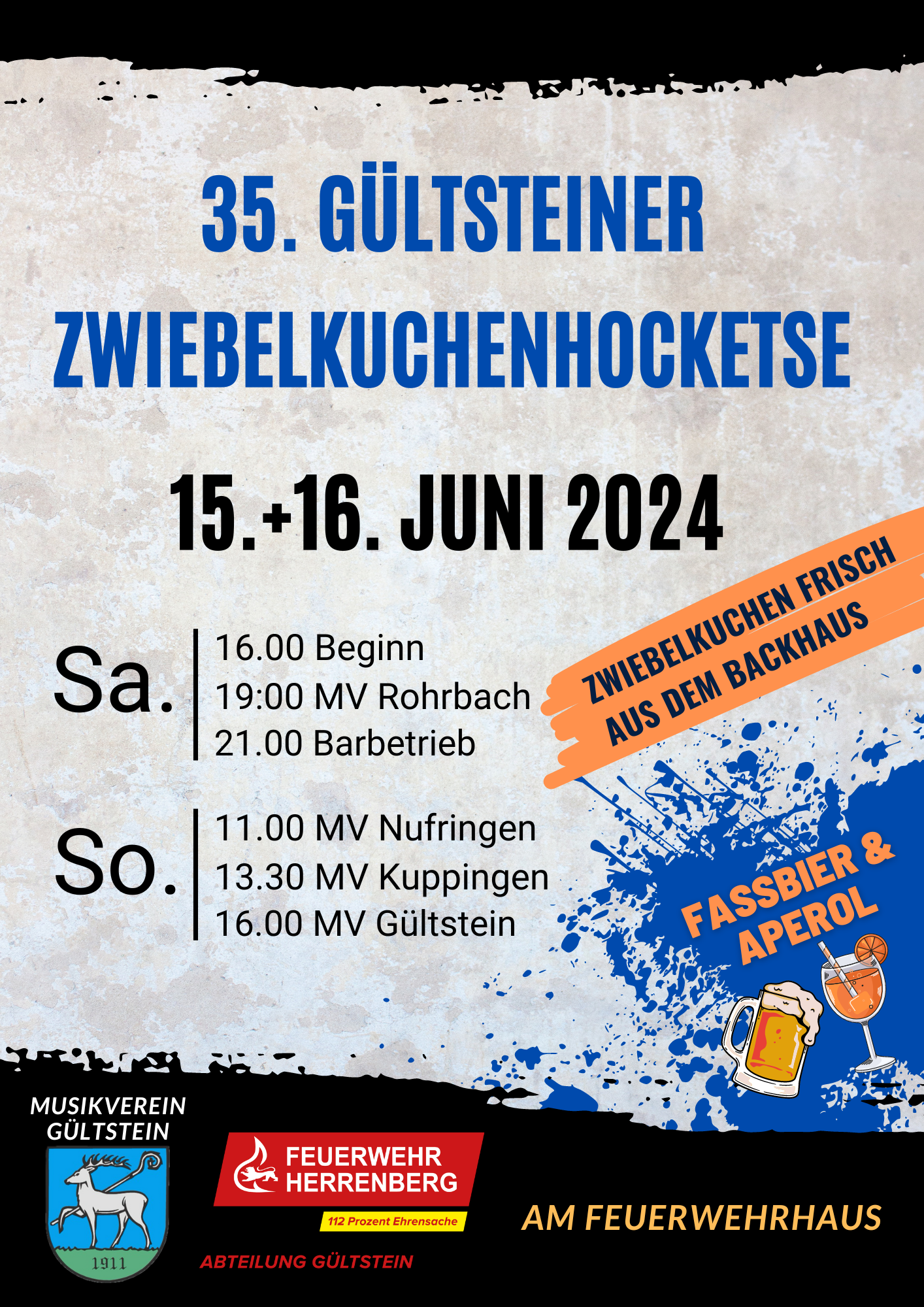35. Zwiebelkuchenhocketse in Gültstein